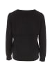 LEOMIA Damen Strickpullover in Schwarz