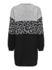 ONLY Strickkleid in Light Grey Melange