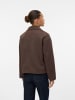 Vero Moda Short Jacket mit Reverskragen und Zweireiher in Chocolate Brown