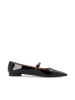 Bianco Mary Jane Schuhe in BrownPullUpPatent1