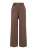 More & More weite, klassische Hose in brown melange