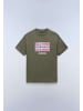 Napapijri T-Shirt "S-Drapeau Ss" in Grün