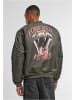 Mister Tee Jacke "Forever Fierce MA1 Bomber" in Grün