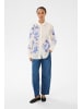 PART TWO Langarm - Hemd AleiaPW Gerade Passform in Blue Shadow Flower Print