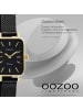 Oozoo Analog-Armbanduhr Oozoo Vintage Series schwarz extra groß (ca. 21x26mm)