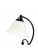 Licht-Erlebnisse Tischlampe (B)23 x (L)21 x (H)38 cm in Schwarz Weiß