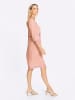 Heine Webkleid in apricot-rosé-bedruckt