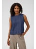 Kaffe Ärmellose Bluse KAluise Loose fit in Dark Blue Chambray