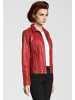 7eleven Lederjacke NORMA in RED