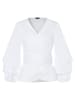 More & More Wickelbluse in white