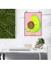 Mr. & Mrs. Panda wanddeko Avocado Pfeifen ohne Spruch in Rot Pastell
