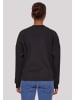 F4NT4STIC Oversize Sweatshirt Rosa weißer Frühlingsblumenstrauß in schwarz