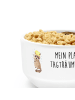 Mr. & Mrs. Panda Salatschälchen Waschbär mit Spruch in Weiß