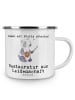 Mr. & Mrs. Panda Camping Emaille Tasse Restaurator Leidenschaft ... in Weiß