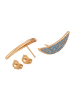 braelyn Women Earrings in ROSE_GOLD_TURQUOISE