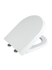 Wenko WC-Sitz Nr. 2 mit Easy Close Funktion in Weiß, (B) 38 x (H) 46 cm