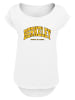 F4NT4STIC Long Cut T-Shirt Berkeley University of California Arch in weiß