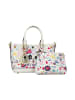 myMo Women 2-In-1 Handbag Set in White