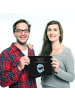 Mr. & Mrs. Panda Mauspad Walfisch Thunfisch mit Spruch in Schwarz
