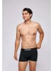 SNOCKS Premium Boxershorts mit Logo Schwarz 3 Stück