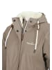 Regenliebe Friesennerz mit Teddyfleece gefüttert cappuccino braun in cappuccino