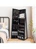 COSTWAY Schmuckschrank abschließbar 157cm in Schwarz