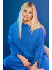 Ulla Popken Pullover in azurblau