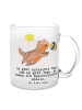 Mr. & Mrs. Panda Glas Otter Beachvolleyball mit Spruch in Transparent