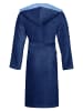 Vossen Bademantel mit Kapuze in marine blau