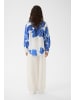 Soaked in Luxury Langarm-Bluse SLJoanne Lockere Passform in Blue Mega Flower Print