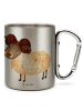 Mr. & Mrs. Panda Becher Sternzeichen Widder ohne Spruch in Silber