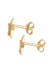 Elli Ohrringe 925 Sterling Silber Sterne, Stern in Gold