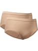 Con-ta Baumwolle, Feinripp Taillenslip 2er-Pack in haut