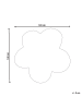Beliani Kurzflor KOKKINI in Grün - (W) 140 x (L) 140 cm