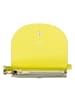 DuDu Madagascar Kreditkartenetui Leder 11 cm in citrus yellow