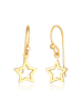 Elli Ohrringe 925 Sterling Silber Sterne, Astro, Stern in Gold