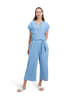 BETTY & CO Jumpsuit mit aufgesetzten Taschen in Light Blue Denim