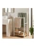 relaxdays Handtuchständer in Natur/ Weiß - (B)42 x (H)80 x (T)24 cm