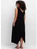 sheego Strandkleid in schwarz