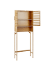 Beliani Badezimmerschrank OKARCHE in Braun - (W) 63 x (H) 167 x (L) 25 cm