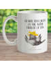 Mr. & Mrs. Panda Becher Rabe Sombrero mit Spruch in Weiß