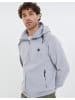 Threadbare Fleecejacke THB Fleece Zip Through Hoody Radium in Grau