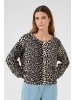 Karen By Simonsen Strickjacke KBUriela Feminine in Urela print Seedpearl