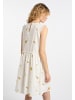 DreiMaster Vintage Damen Midikleid in Wollweiss Gelb