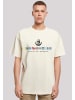 F4NT4STIC T-Shirt Oversized T-Shirt Seglerfahnen Knut & Jan Hamburg in sand