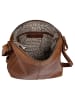 SPIKES & SPARROW Umhängetasche echt Leder in cognac