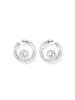Thomas Sabo Ohrstecker Welle Mit Steinen in silber, weiß
