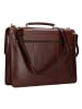 Leonhard Heyden Cambridge Aktentasche Leder 40 cm Laptopfach rotbraun