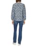S.OLIVER RED LABEL Langarmbluse in Blau