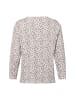 Marie Lund Shirt in ecru taupe - 0001